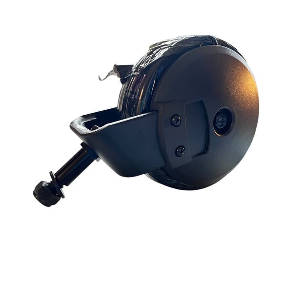 Pride Caster Assembly 6x2 Black Rim/Black Tire MEC151501-B Right/Left - Picture 3 of 4